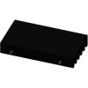 Extruded heatsink, (L x W x H) 60 x 10 x 33 mm, 7.2 K/W, black anodized, 10019794