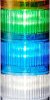 Wieża sygnalizacyjna Patlite 5 -elementowy akustyczny Bez komponentu sygnalizatora dźwiękowego LED Kolorowy 24 V DC