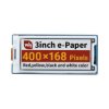 Wyświetlacz e-paper - 3'' 400x168px - 4 kolory - SPI - Waveshare 22758