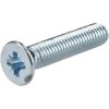 R-TECH 337083 Pozi Countersunk Machine Screws BZP M5 25mm - Pack Of 100
