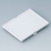 Front plate, PC, (W x H) 32 x 42 mm, gray, B6801100