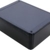 ABS enclosure, (L x W x H) 200 x 150 x 70 mm, black (RAL 9005), IP54, RL6655BK