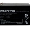 Europower Akumulator 12V Ev 9Ah Żywotność: 6-9 Lat (O Zwiększonej Pojemności)...