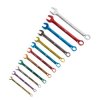 CK Tools T4346M12ST Combination Spanners Set, colour coded, 12-pcs
