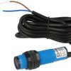 Czujnik; fotoelektryczny; G18-D10AK; dwuprzewodowy; NO; odbiciowy; 0,1m; 90÷250V; AC; 300mA; cylindryczny plastikowy; fi 18mm; z
