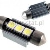 Żarówka sam.3 LED SMD 5050 12V ( rurkowa) biała z