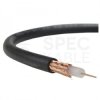 Kabel koncentryczny 75ohm RG59 B/U 0,59/3,7/6,15mm Cu (oplot Cu) antenowy wewnętrzny czarny Technokabel