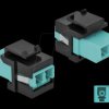 86720 Keystone module LC duplex female > female
