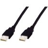 Digitus AK-300101-050-S USB 2.0 Connection Cable, Type A M/M, 5m, Black