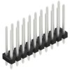 Pin header, 20 pole, pitch 2.54 mm, straight, black, 10058740