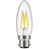 Energizer® S12868 LED BC (B22) Candle Filament Non-Dim Bulb Warm White 470lm 4W