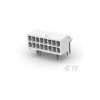 TE Connectivity 1-770974-0 Universal Male Shrouded Right Angle Header 16P