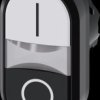 3SU1000-3AB61-0AK0 SIRIUS ACT double push button, Ø 22 white - black