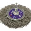 Brosse CIRCULAIRE ETAGEE -fil acier -déc