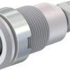 4 mm socket, threaded bolt, mounting Ø 12.2 mm, CAT III, white, 49.7043-29