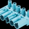 92.052.3753.0 Plug, 5-pin, blue, screw connection