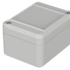 PC enclosure, (L x W x H) 65 x 50 x 37 mm, light gray (RAL 7035), IP65, 62206200