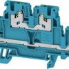 Multi level terminal block, snap-in, 0.34-2.5 mm², 4 pole, 22 A, 8 kV, blue, 2902390000