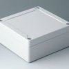 ABS enclosure, (L x W x H) 124 x 122 x 55 mm, light gray (RAL 7035), IK07, C7013031