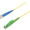 Patch cord światłowodowy E2/APC,FC/UPC 5m Światłowód: 9/125um G-E2A-FC-S-005.0-SX-D-18-Y