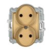 Icon Mechanizm Gniazda Podwójnego Do Ramki Bez Uziemienia 2X2p (Bez Przesłon...