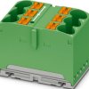 Distribution block, push-in connection, 1.0-10 mm², 57 A, 6 kV, green, 1082391