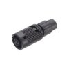 Binder 99-0980-100-04 Female 3-4mm 4 Pin Cable Mount Bayonet with Solder Termina