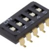 Przełącznik Dip-Switch Ilość Sekcji 5 On-Off 0,025A/24Vdc A6s-5101-H
