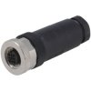 Wtyk żeński prosty 4P M12 T411 złącze IP67 do czujnika (gniazdo)