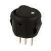 Przełącznik; klawiszowy (kołyskowy); SW2738Canal; ON-ON; 1 tor; czarny; bez podświetlenia; bistabilny; przewlekany (THT); 13,5mm