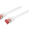CF2111S Patch cord U/FTP 6 linka CCS PVC biały 20m 32AWG