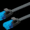 21990824 Cat.6a flat cable UTP black 1,5m