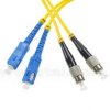 Patchcord światłowodowy SC/UPC-FC/UPC, SM, 9/125, dupleks, włókno G652D, 2 m