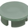 Front cap, Ø 12 mm, gray, for rotary knobs, 4307.0041