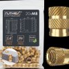 GE-M8X127-001 3D printing, threaded inserts, M8x12.7, pack of 20