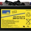 Akumulator solarny GNB Sonnenschein Solar-Block SB12/75 A NGSB120075HS0CA, 12 V, 75 Ah