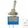 Przełącznik MTS-101 dżwign. 1-tor; 2pin/2poz;ON-OFF;nieb.;3A/250VAC