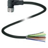 Pepperl+Fuchs 240005-100001 Złącze konfekcjonowane czujnika/aktuatora V19-W-BK20M-PUR-U/ABG, piny: 8, 20 m, 1 szt.