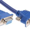 Kabel VGA złącze A Męskie złącze B Żeńskie długość 15m Niebieski RS PRO