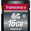 Karta SD SDHC, 16 GB Tak MLC, Transcend Industrial -40 → +85°C