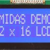 Wyświetlacz alfanumeryczny LCD, , Alfanumeryczny, Midas