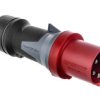 Wtyczka Przenośna Powertop Xtra 63A 5P 6H 400V Czerwona Ip44 13112 Men13112