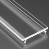 Profil LED - Klosz Transparentny Slim 2,02m PMMA Do Profili X, Wąski