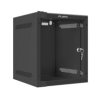 Szafa instalacyjna wisząca 10 6U 280x310 czarna LANBERG
