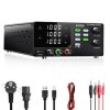 Zasilacz DC KUAIQU 1A 400W 600W 800W 1000W 400V-1000V opcje Funkcja pamięci OCP OVP Ekran LCD 4-cyfrowy Dualny enkoder Pokrętło