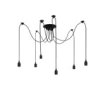 Lampa Wisząca Pająk Aranea 6Xe27 Czarny Edo777189 Edo