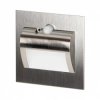 DRACO LED NEW 1,5W, oprawa schodowa podtynkowa, 12VDC, 30lm, 4000K, satyna, czujnik ruchu i zmierzchu AD-OS-6164LR4/N