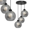 Lampa Wisząca Sofia Smoked 3Xe27 Mlp6583 Milagro