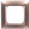IMPRESJA Ramka pojedyncza do łączników IP44 złoty metalik RH-1Y/28