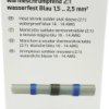 Quadrios 2011C400 Złącze doczołowe 2011C400, z pełną izolacją , 1.5 - 2.5 mm², 40 mm, 15 szt.